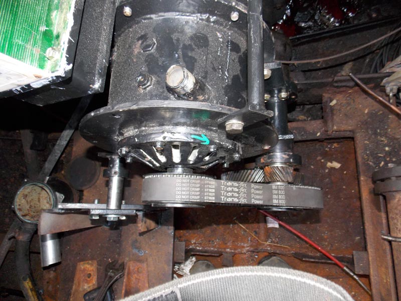 12HP forklift motor converted to inboard boat motor